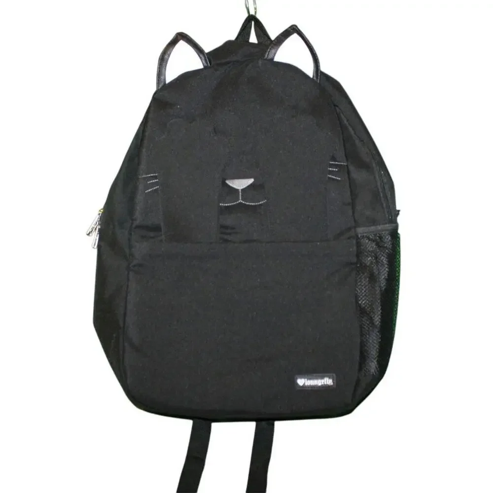 Loungefly Peek‑A‑Boo Kitty Backpack – OG Heart Logo – NWT – Rare Pre‑Funko